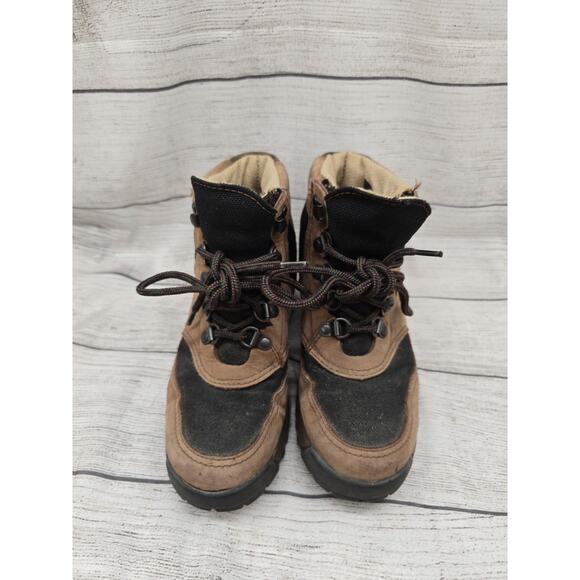 Danner Brown 6" Hiking Gore-Tex Boot USA Size 7 M Model 34300 Vibram Soles EUC - Picture 3 of 11